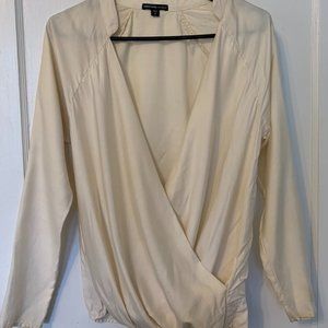 James Perse size 0 long sleeve blouse